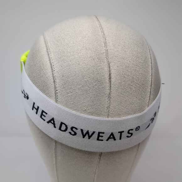 Headsweats Fitted Sun Visor Hat Green One Size Stretch Outdoor - Picture 6 of 10